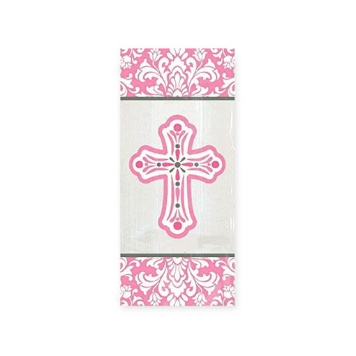 Picture of RADIANT CROSS PINK PARTY BAGS - 20 PACK